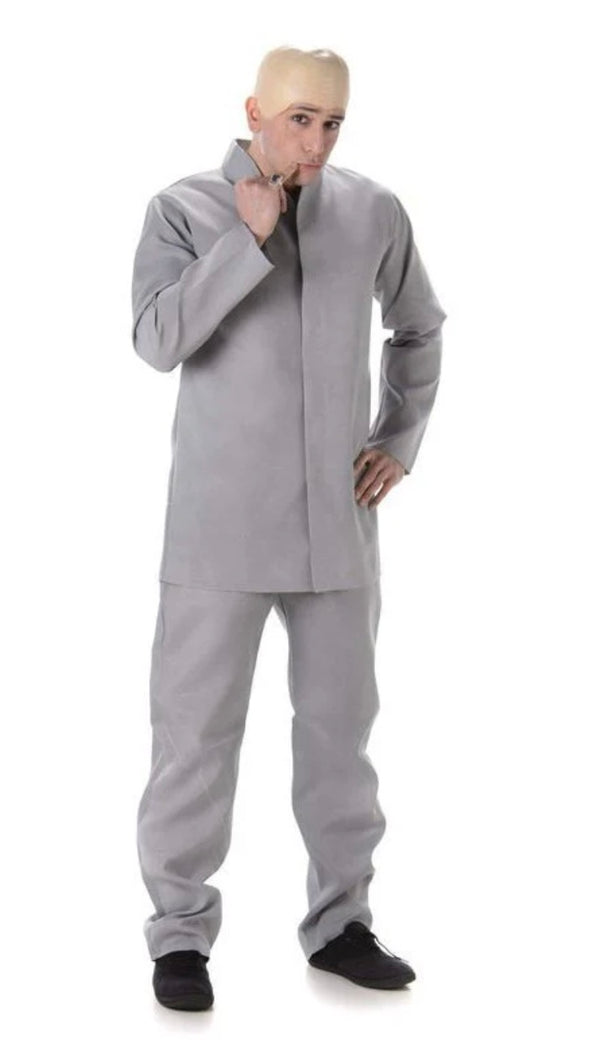 60s Grey Suit Doctor Evil Costume